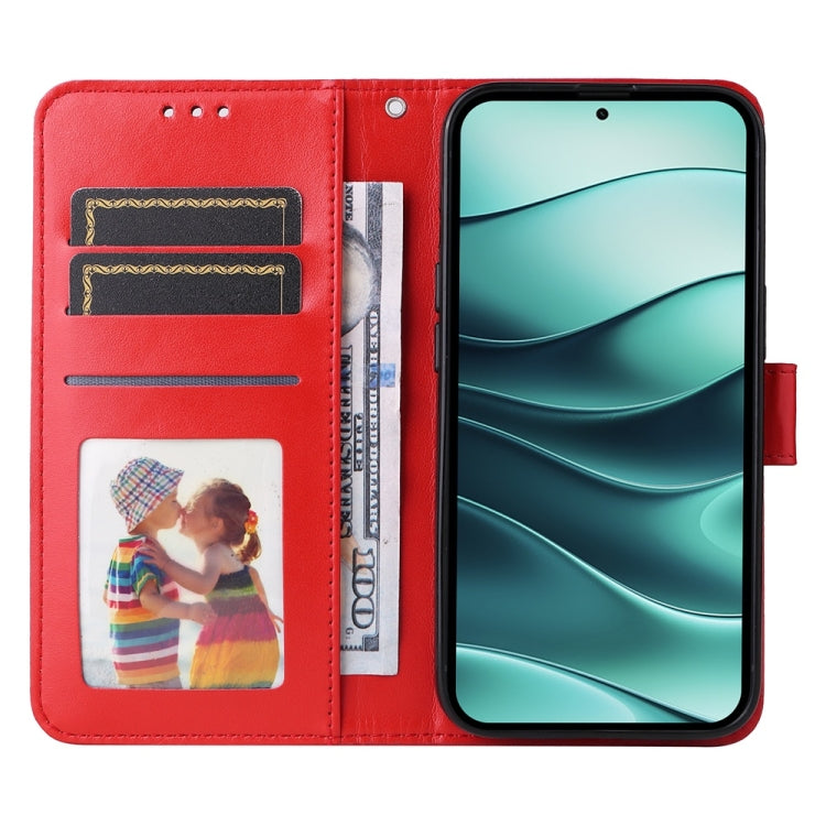 For Redmi Note 14 5G Embossed Sunflower Leather Phone Case