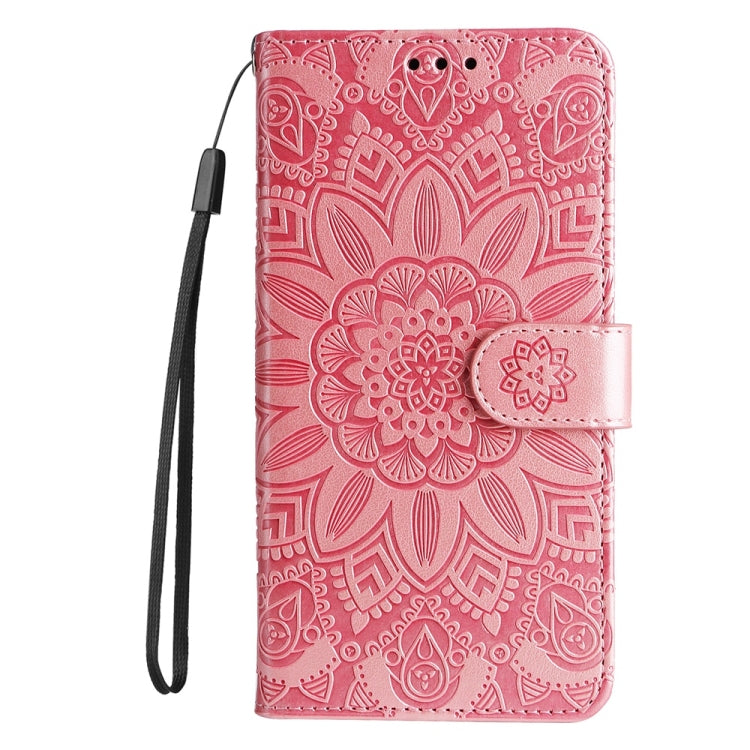 For Redmi Note 14 5G Embossed Sunflower Leather Phone Case
