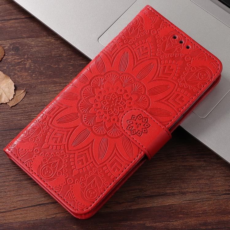 For Redmi 15C 5G / 4G Global 171mm / Poco C85 4G Embossed Sunflower Leather Phone Case