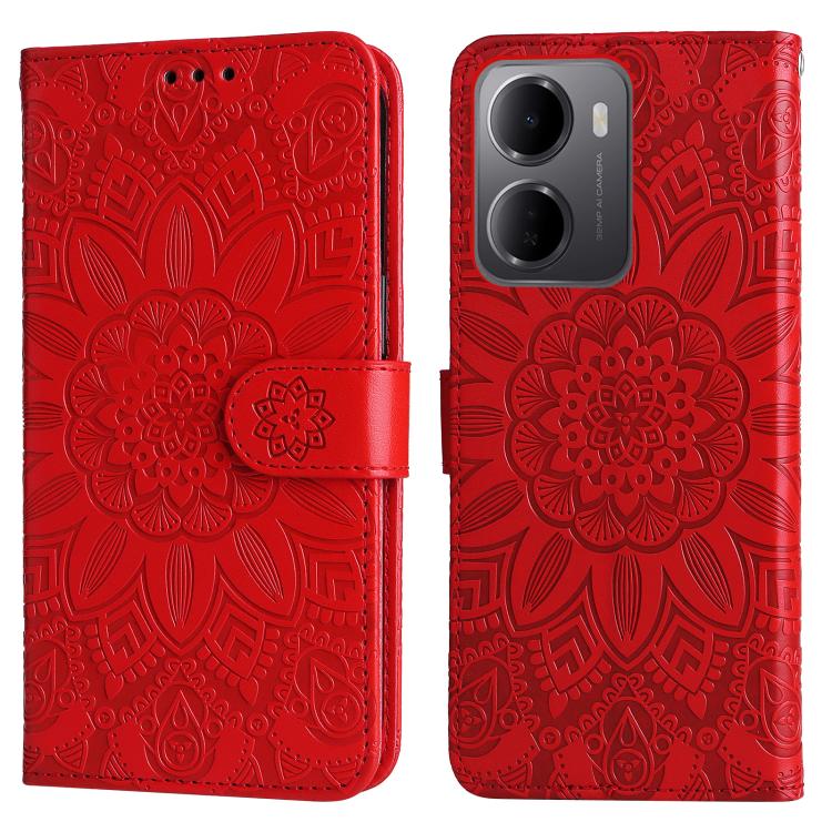For Redmi 15a 5G Embossed Sunflower Leather Phone Case