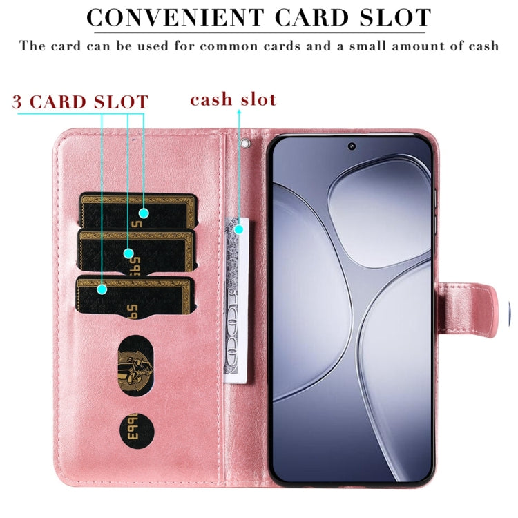 For Redmi K70 Ultra Fashion Calf Texture Zipper Leather Phone Case