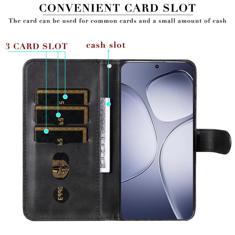 For Redmi K70 Ultra Fashion Calf Texture Zipper Leather Phone Case