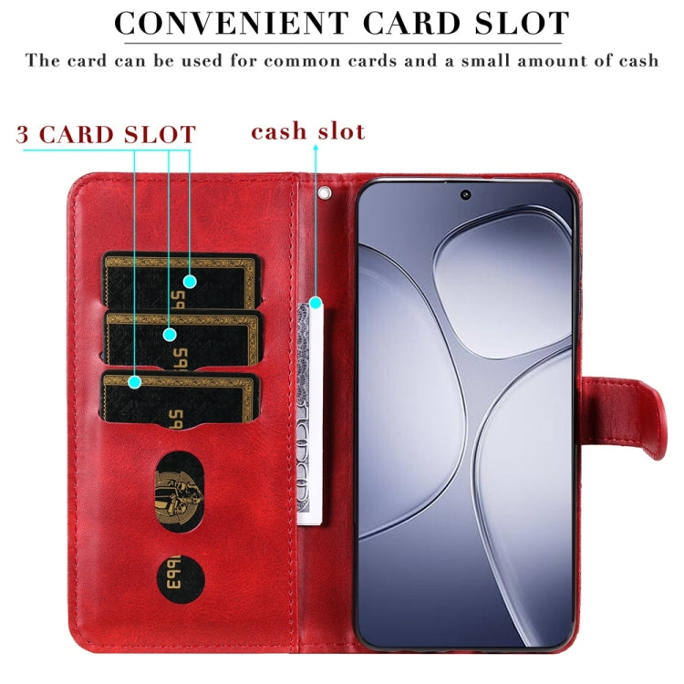 For Redmi K70 Ultra Fashion Calf Texture Zipper Leather Phone Case