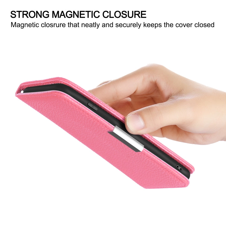 For iPhone 12 mini Litchi Texture Horizontal Flip Leather Case with Holder & Card Slots