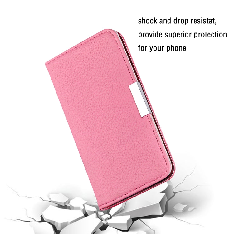 For iPhone 12 mini Litchi Texture Horizontal Flip Leather Case with Holder & Card Slots