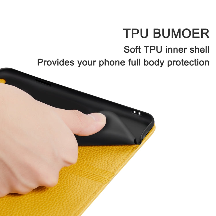 For iPhone 12 mini Litchi Texture Horizontal Flip Leather Case with Holder & Card Slots
