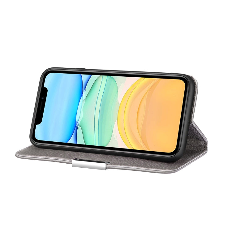 For iPhone 12 mini Litchi Texture Horizontal Flip Leather Case with Holder & Card Slots