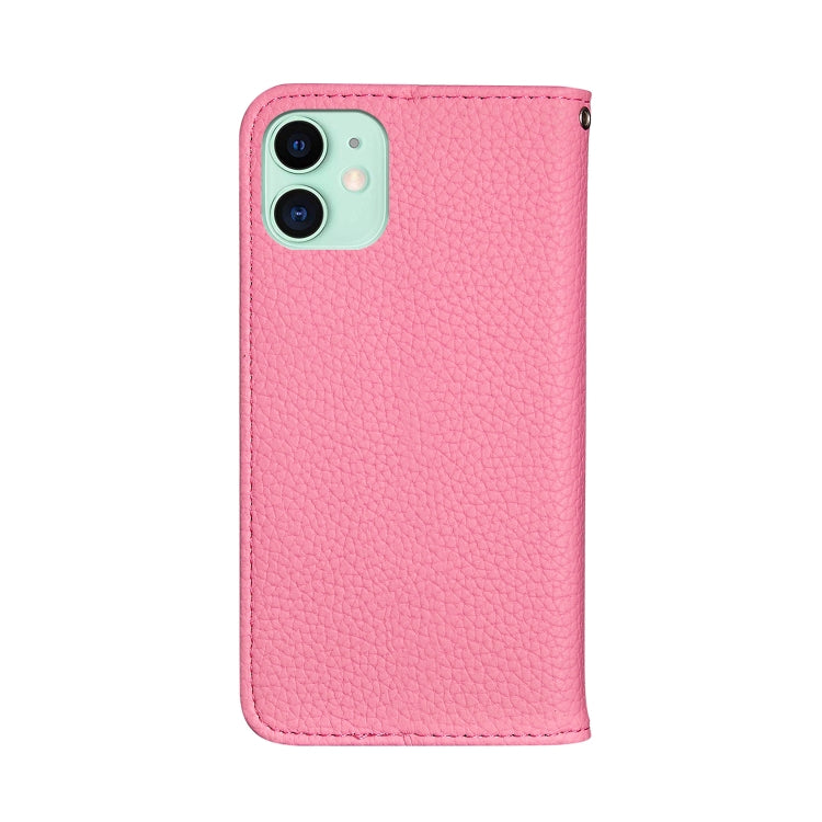 For iPhone 12 / 12 Pro Litchi Texture Horizontal Flip Leather Case with Holder & Card Slots