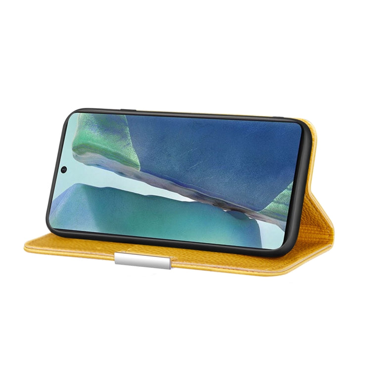 For Samsung Galaxy Note20 Litchi Texture Horizontal Flip Leather Case with Holder & Card Slots