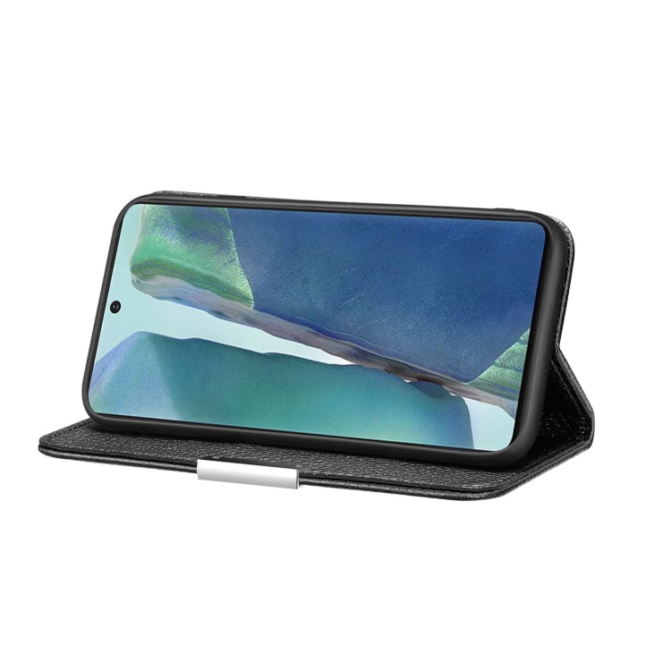 For Samsung Galaxy Note20 Litchi Texture Horizontal Flip Leather Case with Holder & Card Slots