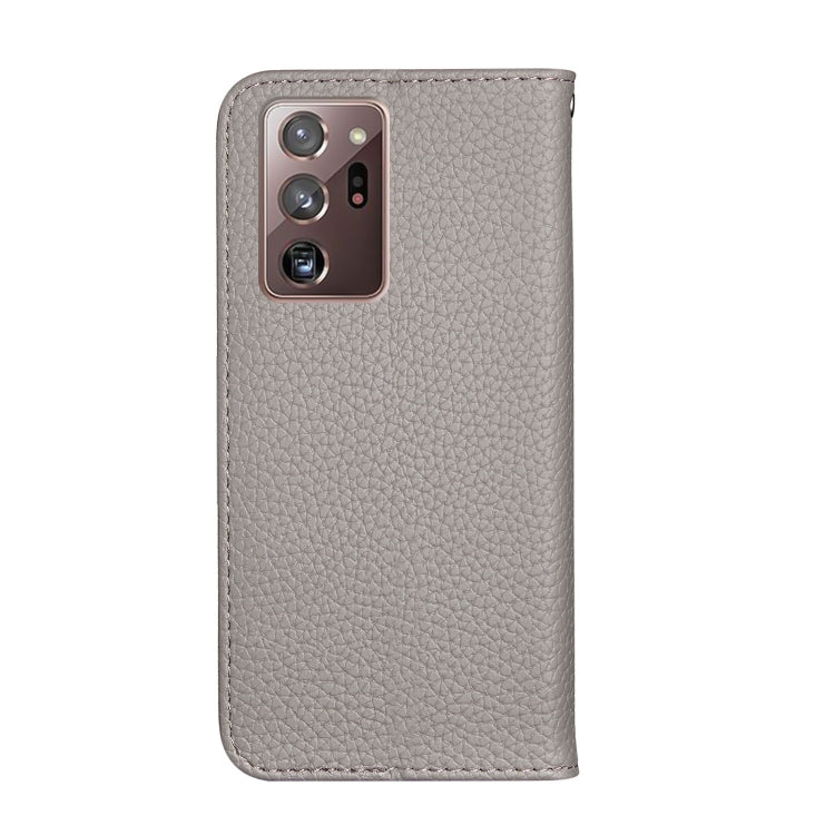 For Samsung Galaxy Note20 Ultra Litchi Texture Horizontal Flip Leather Case with Holder & Card Slots