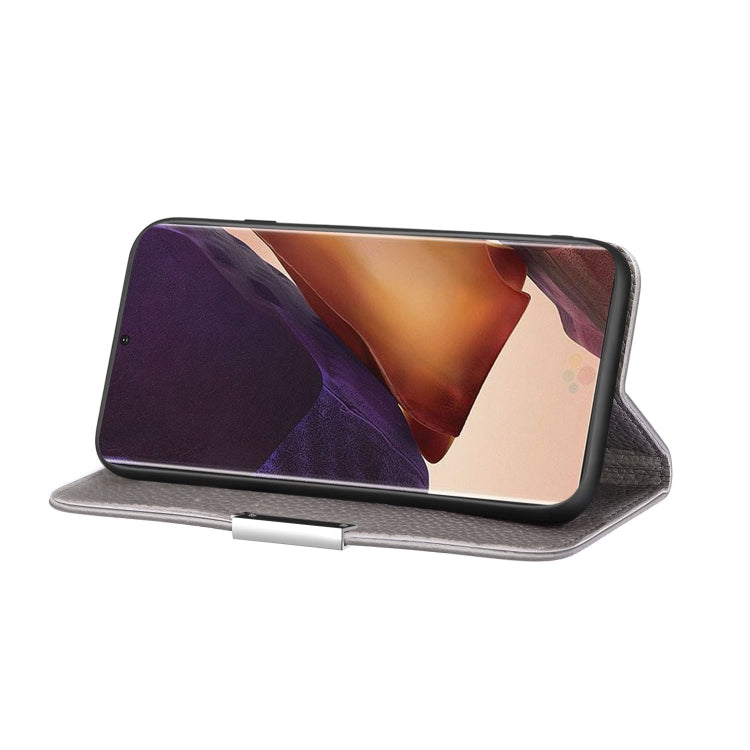 For Samsung Galaxy Note20 Ultra Litchi Texture Horizontal Flip Leather Case with Holder & Card Slots