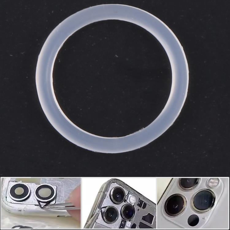 For iPhone X-17 Pro Max Rear Camera Waterproof Rubber Ring