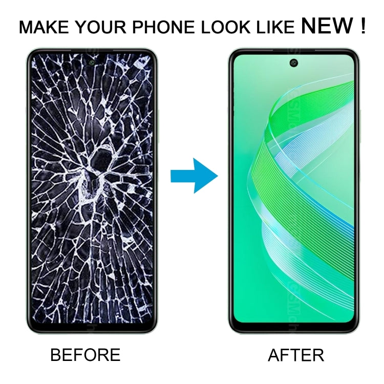 For Tecno Spark 20 4G KJ5 OEM LCD Screen with Digitizer Full Assembly