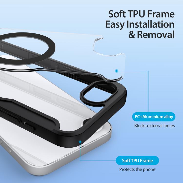 For iPhone 17e / 16e DUX DUCIS Skin X Pro Series MagSafe Ring Holder Leather Phone Case