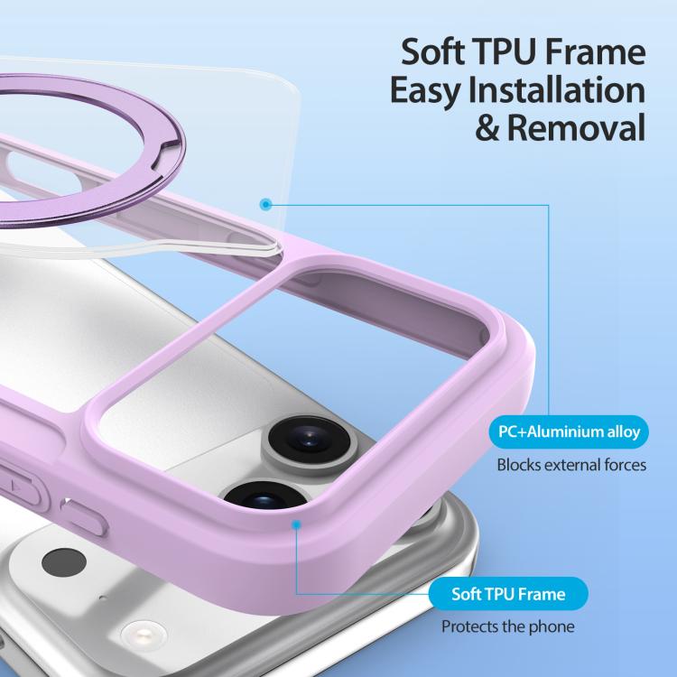 For iPhone 17 Pro Max DUX DUCIS Skin X Pro Series MagSafe Ring Holder Leather Phone Case
