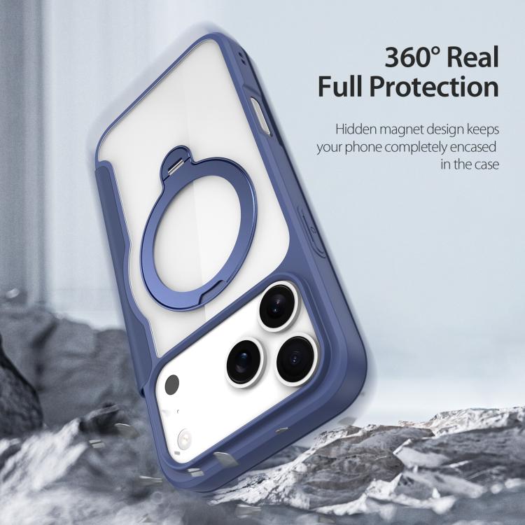 For iPhone 17 Pro DUX DUCIS Skin X Pro Series MagSafe Ring Holder Leather Phone Case