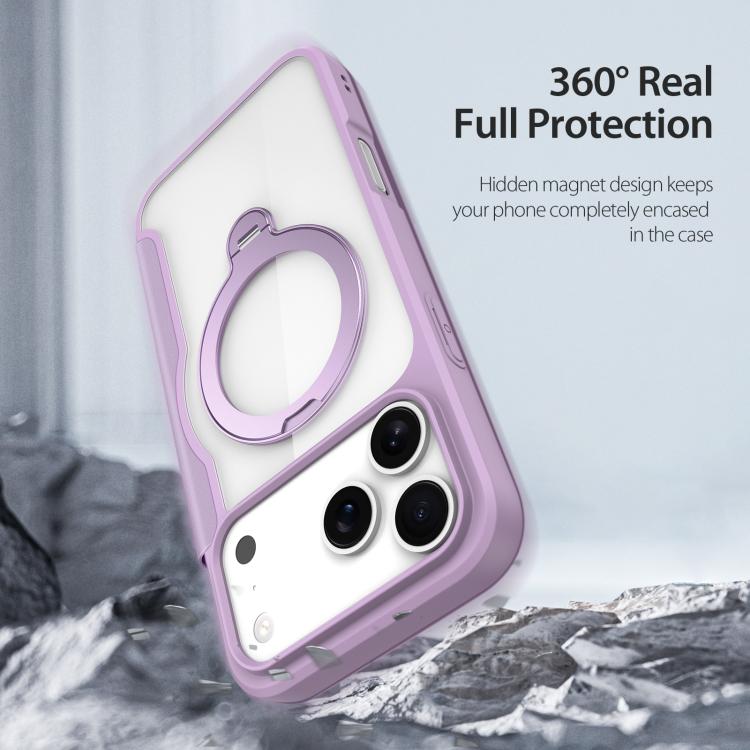 For iPhone 17 Pro DUX DUCIS Skin X Pro Series MagSafe Ring Holder Leather Phone Case