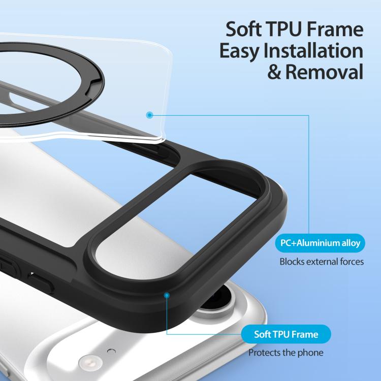For iPhone Air DUX DUCIS Skin X Pro Series MagSafe Ring Holder Leather Phone Case
