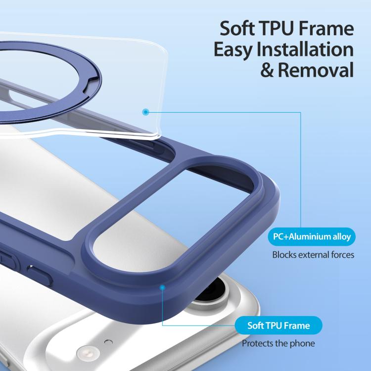 For iPhone Air DUX DUCIS Skin X Pro Series MagSafe Ring Holder Leather Phone Case