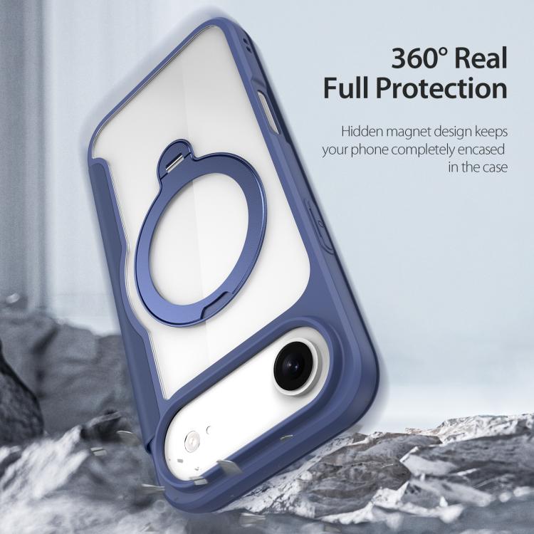 For iPhone Air DUX DUCIS Skin X Pro Series MagSafe Ring Holder Leather Phone Case