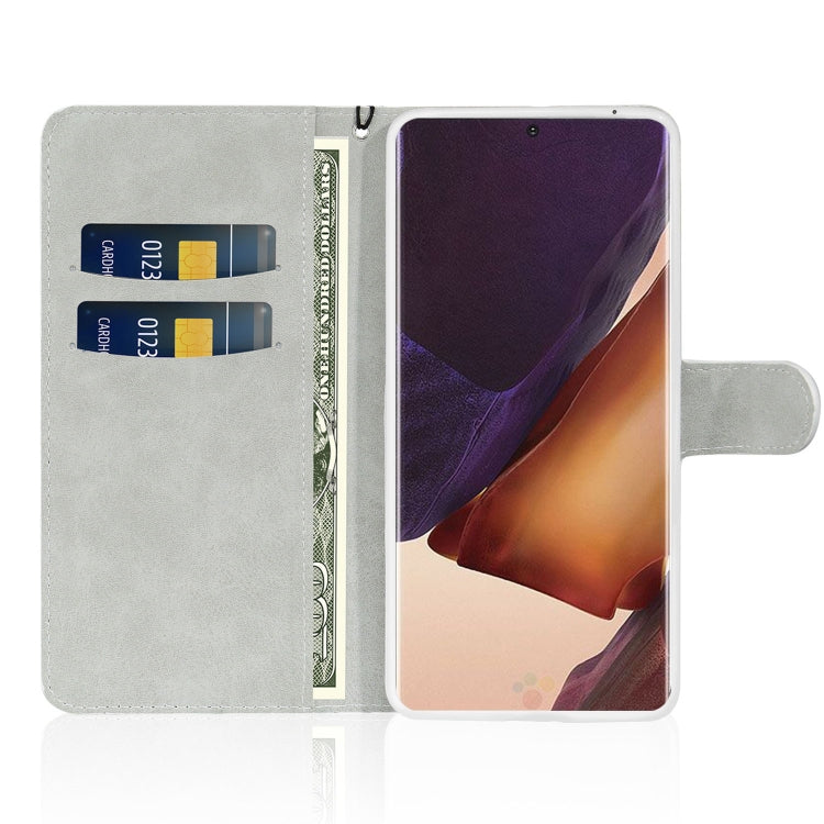 For Samsung Galaxy Note 20 Ultra Glitter Powder Horizontal Flip Leather Case with Card Slots & Holder & Lanyard