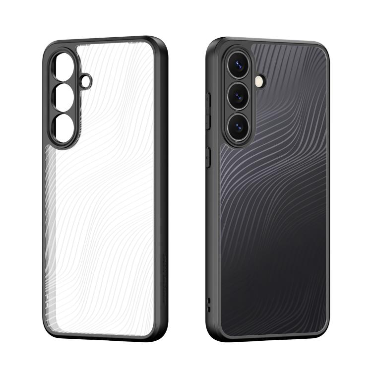 For Samsung Galaxy S25 FE 5G DUX DUCIS Aimo Series TPU + PC Frosted Feel Phone Case - Black