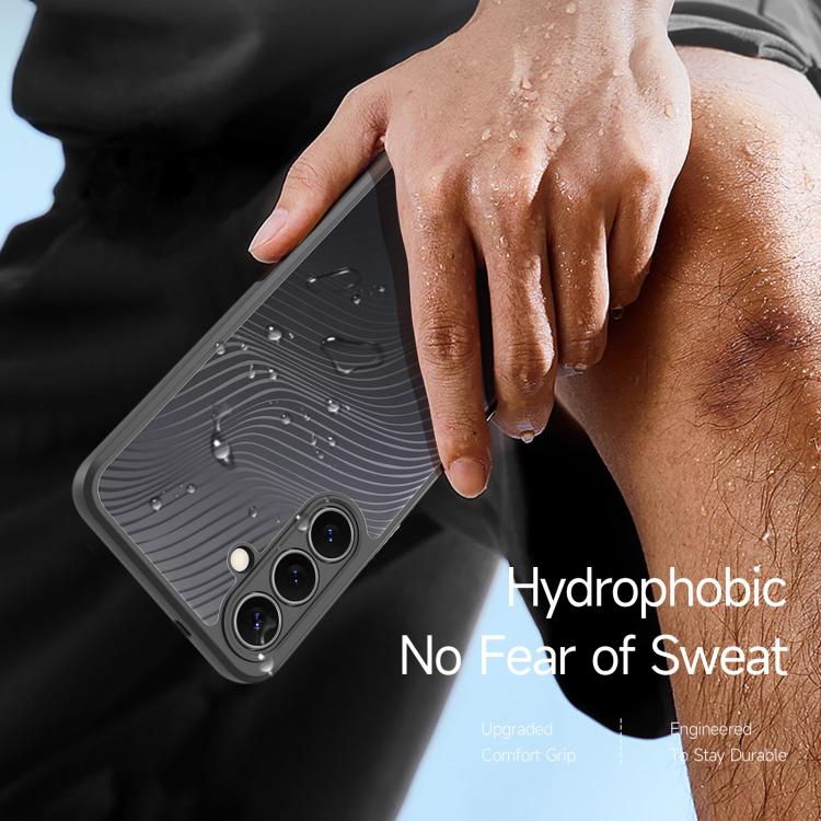 For Samsung Galaxy S25 FE 5G DUX DUCIS Aimo Series TPU + PC Frosted Feel Phone Case - Black