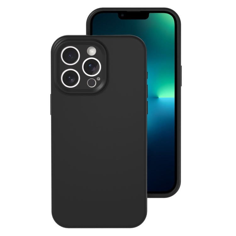 For iPhone 13 Pro Precise Hole Liquid Silicone Jelly Color Full Coverage Phone Case