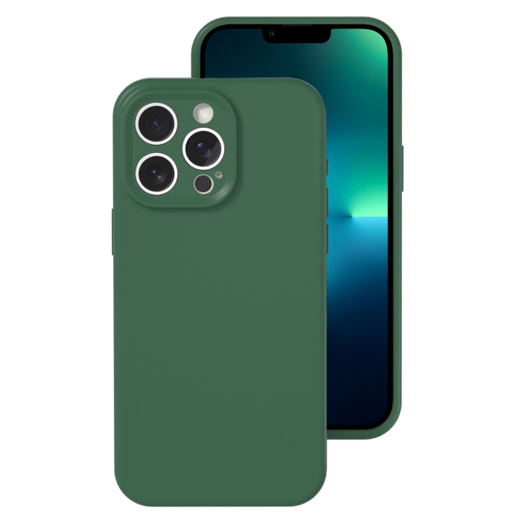 For iPhone 13 Pro Precise Hole Liquid Silicone Jelly Color Full Coverage Phone Case