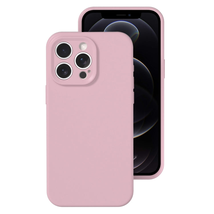 For iPhone 12 Pro Precise Hole Liquid Silicone Jelly Color Full Coverage Phone Case