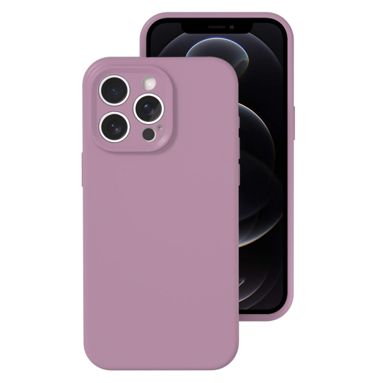 For iPhone 12 Pro Precise Hole Liquid Silicone Jelly Color Full Coverage Phone Case