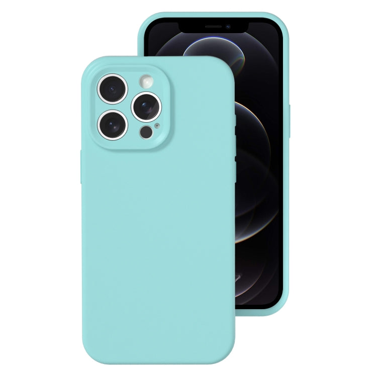 For iPhone 12 Pro Precise Hole Liquid Silicone Jelly Color Full Coverage Phone Case