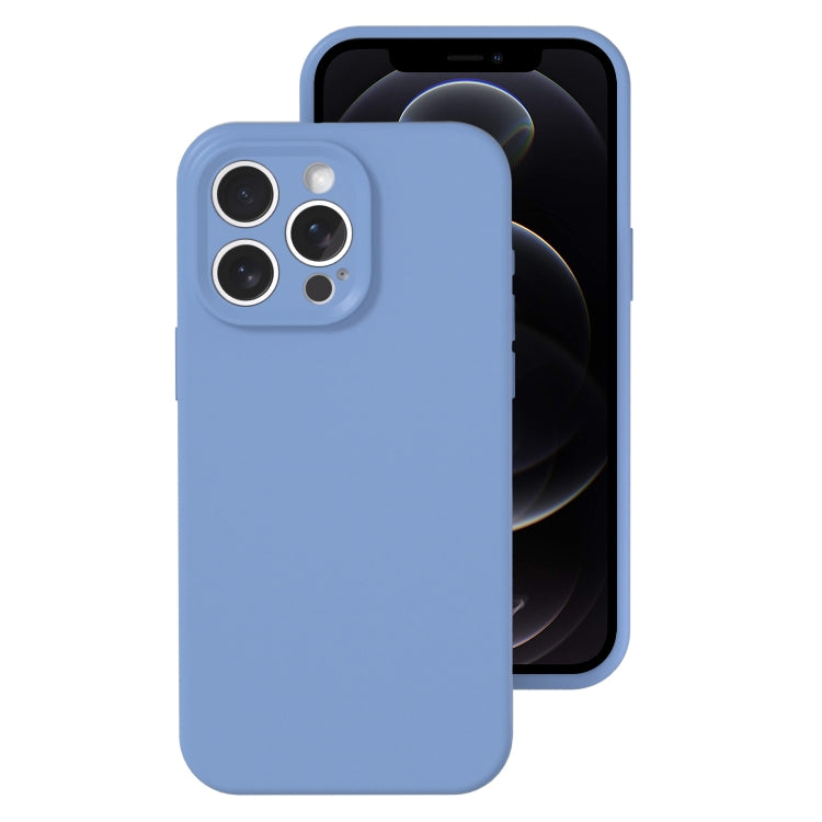 For iPhone 12 Pro Precise Hole Liquid Silicone Jelly Color Full Coverage Phone Case