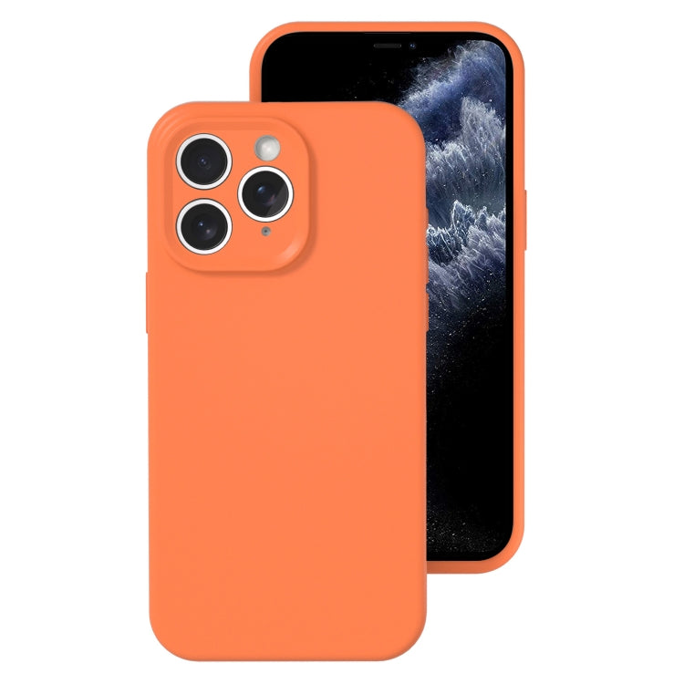 For iPhone 11 Pro Max Precise Hole Liquid Silicone Jelly Color Full Coverage Phone Case