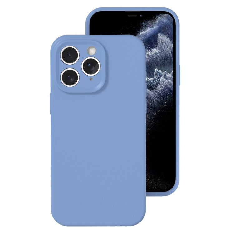 For iPhone 11 Pro Max Precise Hole Liquid Silicone Jelly Color Full Coverage Phone Case