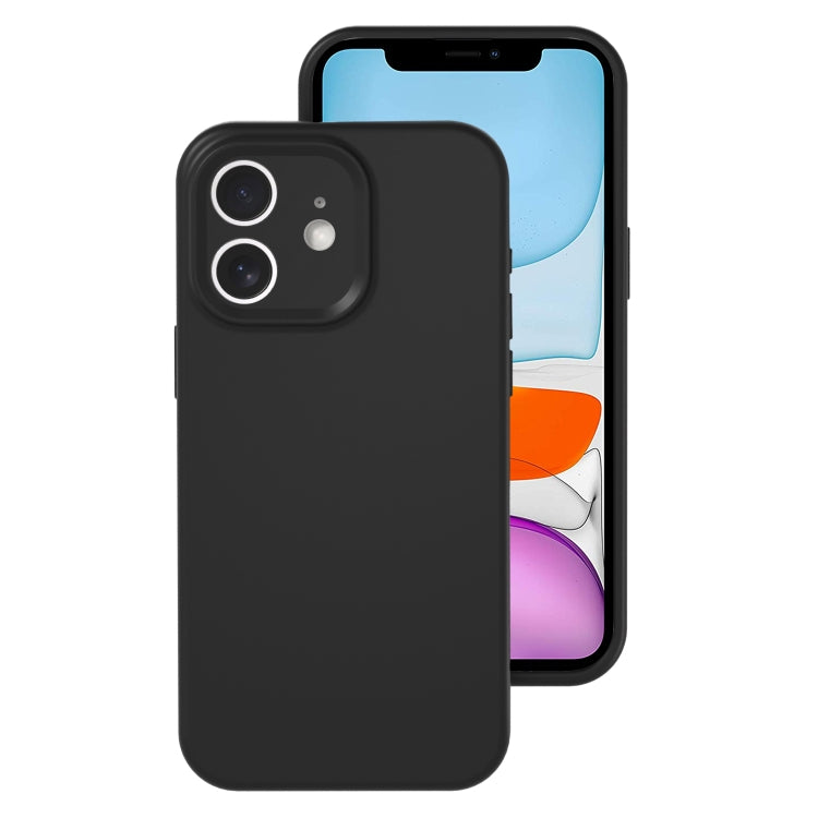 For iPhone 11 Precise Hole Liquid Silicone Jelly Color Full Coverage Phone Case