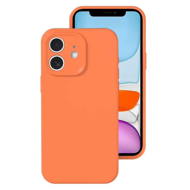 For iPhone 11 Precise Hole Liquid Silicone Jelly Color Full Coverage Phone Case