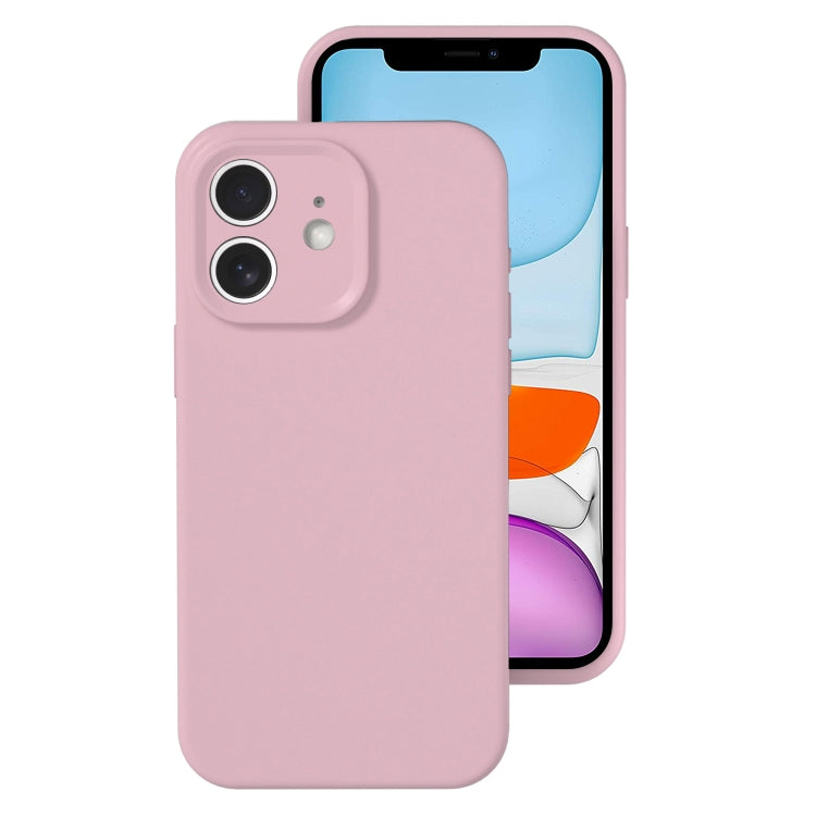 For iPhone 11 Precise Hole Liquid Silicone Jelly Color Full Coverage Phone Case