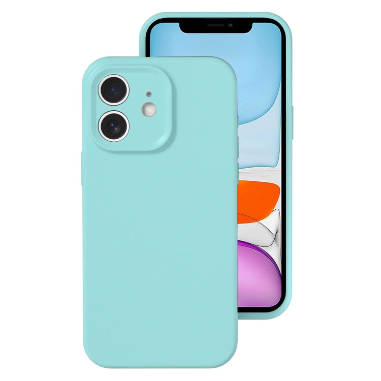 For iPhone 11 Precise Hole Liquid Silicone Jelly Color Full Coverage Phone Case