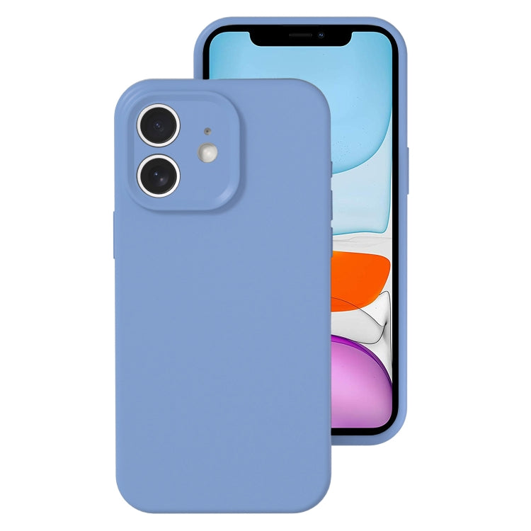 For iPhone 11 Precise Hole Liquid Silicone Jelly Color Full Coverage Phone Case