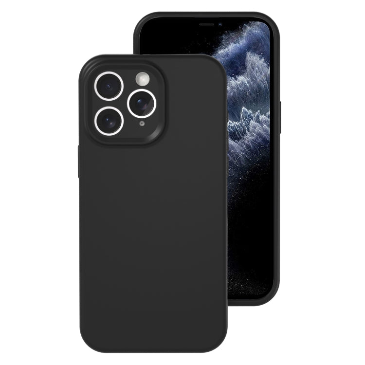 For iPhone 11 Pro Precise Hole Liquid Silicone Jelly Color Full Coverage Phone Case