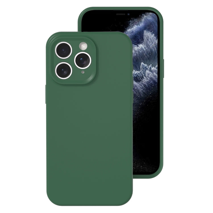For iPhone 11 Pro Precise Hole Liquid Silicone Jelly Color Full Coverage Phone Case
