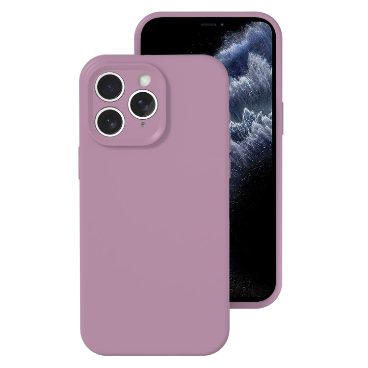 For iPhone 11 Pro Precise Hole Liquid Silicone Jelly Color Full Coverage Phone Case