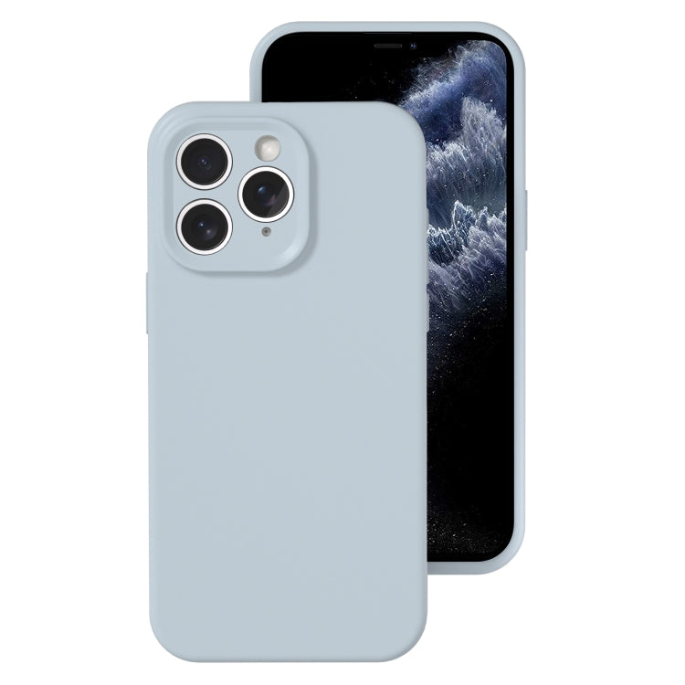 For iPhone 11 Pro Precise Hole Liquid Silicone Jelly Color Full Coverage Phone Case