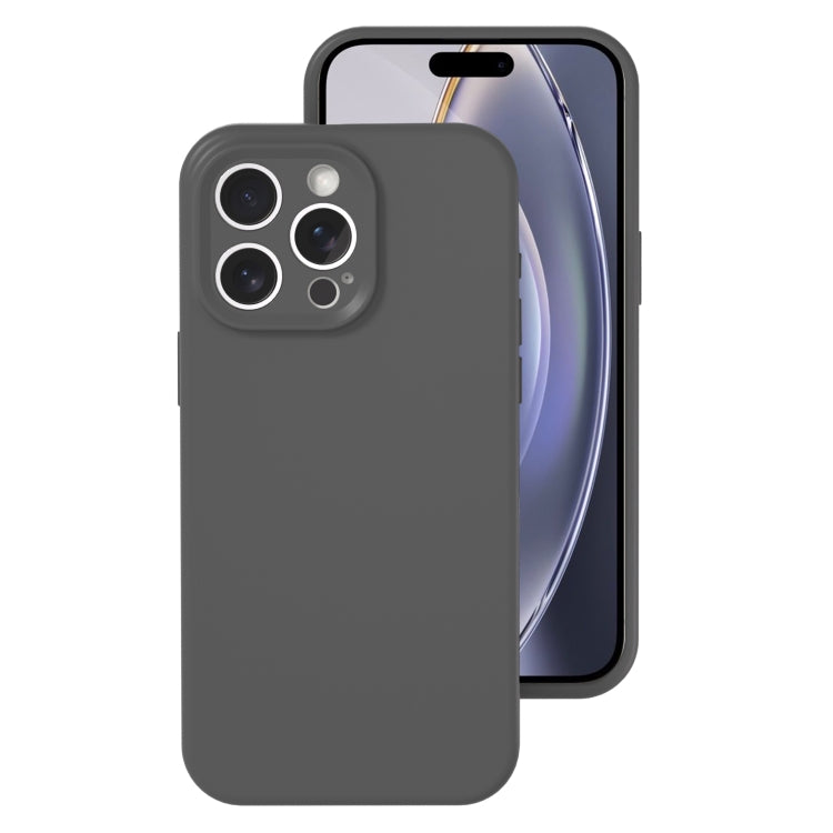 For iPhone 16 Pro Precise Hole Liquid Silicone Jelly Color Full Coverage Phone Case