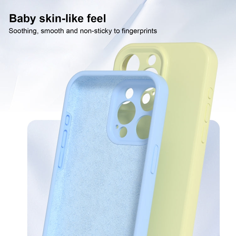 For iPhone 15 Pro Max Precise Hole Liquid Silicone Jelly Color Full Coverage Phone Case