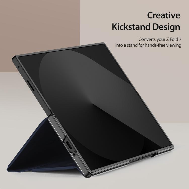 For Samsung Galaxy Z Fold7 5G DUX DUCIS Bril Series PU + TPU Phone Case with Pen Slot