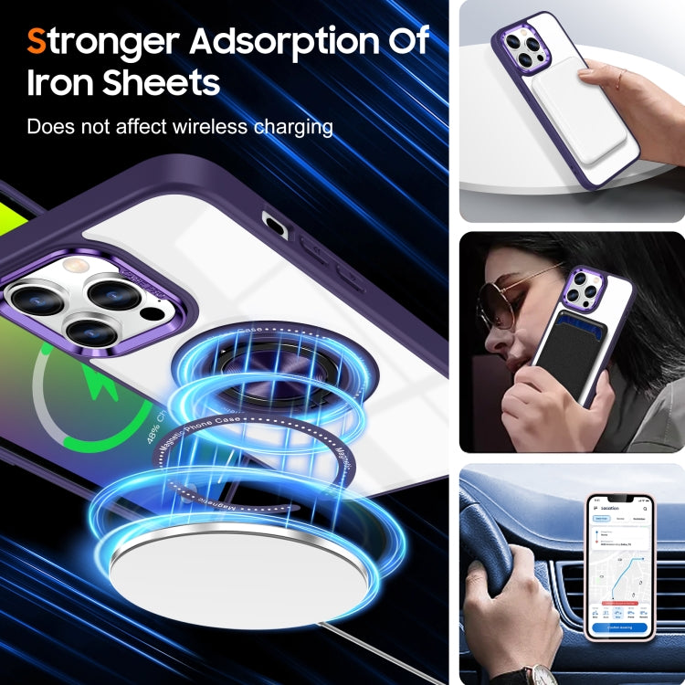 For iPhone 15 Pro Max Magnetic Rotating Ring Holder Phone Case