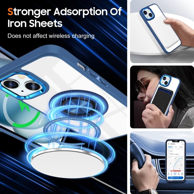 For iPhone 15 Plus Magnetic Rotating Ring Holder Phone Case